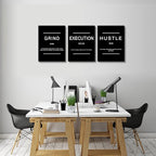 Framed Canvas Wall Art Success Quote, Office Wall Art, Positive Motivational - Image 5