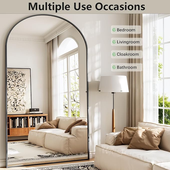 Oversized Full Length Mirror, Room Decor Big Full Body Mirror - Image 3