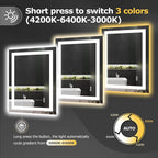 Hivone 24X30 LED Bathroom Mirror - Image 6
