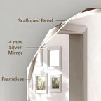 Bathroom Mirrors for Over Sink, Round Frameless Mirrors for Wall, 30x30 Inch - Image 3