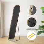Simple Deluxe Arched Full Length Mirror, - Image 6