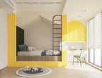 Dimoon 78.7''x17.7'' Yellow Peel and Stick Wallpaper Contact Paper Modern Self - Image 4