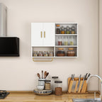 Bathroom Wall Cabinet Wood Large Wall Mounted Medicine Cabinet - Image 7