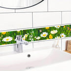 IVN Wallpaper Border Peel and Stick Decorative Wall Trim Self Adhesive Daisy - Image 5