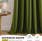 MIULEE Blackout Curtains for Bedroom Living Room 2 Panels, Thermal Insulated - Image 6