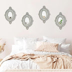 ZEXUIRU 4 Set. Rustic Wall Mirrors - Image 2