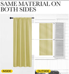 NICETOWN RV Blackout Curtains for Camper Windows, Paler Yellow, Kitchen Curtains - Image 5
