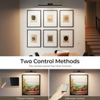 Afyuol Picture Lights for Wall, Battery Operated Picture Light 24in Gallery - Image 8