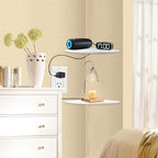 JJL Corner Shelf, 12-Inch Sector Wall Shelf - Image 2