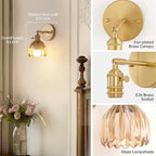 Shenmoyl Vintage Battery Operated Wall Sconce - Image 5