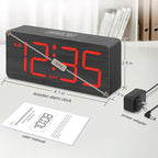 DreamSky Wooden Digital Alarm Clock - Image 6