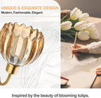 2-Pack Brushed Gold Bathroom Vanity Light, Single-Head Wall Sconce - Image 6