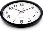 Bernhard Products Black Wall Clock Silent Non Ticking - Image 5