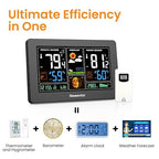 Newentor Weather Station Wireless Indoor Outdoor Thermometer, Color Display - Image 5