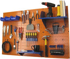 Wall Control Pegboard Organizer 4 ft. Metal Pegboard Standard Tool Storage Kit by Wall+Control