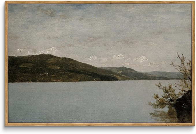 InSimSea Framed Canvas Wall Art Vintage Decor, Classical Landscape Paintings by InSimSeaArt