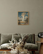 InSimSea Framed Canvas Wall Art, Vintage National Park Art - Image 4