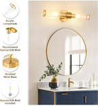 Morauroral Gold Battery Operated Wall Sconces Set of Two, Rechargeable Wall - Image 4