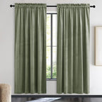 NICETOWN Super Soft Velvet Curtains 72 inches, Sound Reducing Cold Heat by NICETOWN