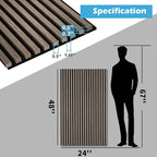 Art3d 2-Pack 48" x 24" Acoustic Wood Panels - Image 6