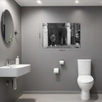 Funny Bathroom Wall Decor Black and White Wall Art - Image 3