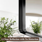 55"x 30" Black Bathroom Mirror - Image 5