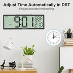 14.5'' Large Digital Wall Clock Battery Operated - Image 5