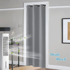RYB HOME Blackout Curtains Thermal Insulating Privacy Temporary Door Curtains - Image 2