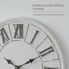 Large Farmhouse Wall Clock - Image 6