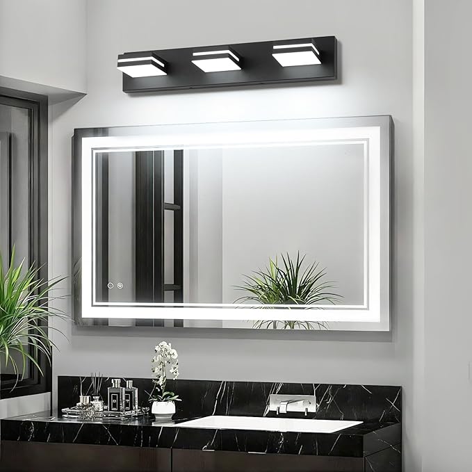 SineRise LED Modern Bathroom Vanity Light Fixtures, Modern Acrylic Bathroom - Image 7