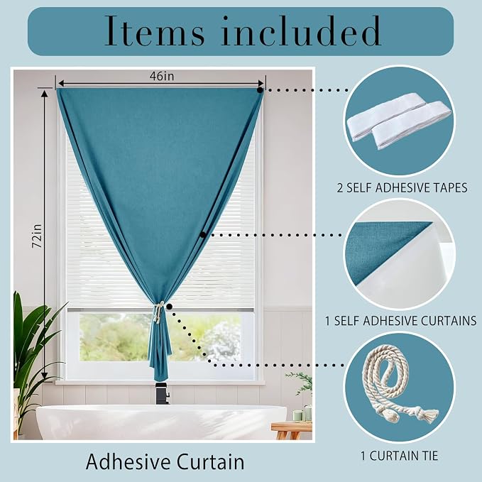 No-Sew 100% Blackout Shade - Image 6
