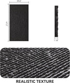 OUZUGIE 4 PCS Faux Stone Wall Panel 47.2’’ x 23.6’’ Interior Exterior Wall - Image 3