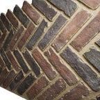 EverStone Herringbone Faux Brick Panel, 46 1/2"W x 25 1/4"H x 1"D, Horizon Color - Image 7