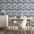 COMSTICKC 3D Faux Gray Brick Wall Panel Peel and Stick, Designed - Image 7