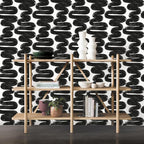 Tempaper x Bobby Berk White & Black Wiggle Room Removable Peel and Stick - Image 7