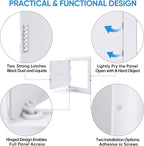 TICONN Access Panel for Drywall, 14 x 14 Inch ABS Plastic Wall Hole Cover - Image 3