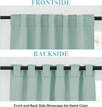 RYB HOME Blackout Curtains for Bathroom - Image 3