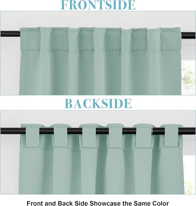 RYB HOME Blackout Curtains for Living Room Thermal Insulated Privacy Window - Image 3