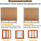 Bamboo Shades for Outdoor Patio, Custom Bamboo Blinds for Interior Windows - Image 2