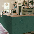 Dark Green Wallpaper Embossed Floral Peel and Stick Wallpaper 197inL78.7inW - Image 8