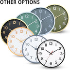 Wall Clocks Battery Operated 10 inch Modern Wall Clock, Silent Non Ticking Wall - Image 9