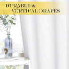 NICETOWN White Room Darkening Curtain 72 inches Long - Image 5