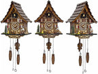 Cuckoo Clock for Wall Art: 12 Melodies, Volume Control, Night Mode, Germany - Image 2