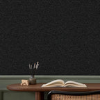 Black Peel and Stick Wallpaper Slight Velvety Feeling Woven Fabric Grasscloth - Image 4