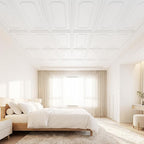 Giantex 24 Pack PVC Wall Panels, Glue Up or Drop Ceiling Panel, Waterproof 3D - Image 9
