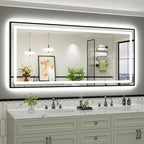 77x36 Inch LED Bathroom Mirror by Briivuemodernmirrors