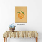 Retro Funky Orange Canvas Wall Art Fashion Disco Ball Aesthetic Posters 16X24 - Image 4