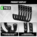 Heavy Duty Garage Storage Hooks, 6-piece Bike Hooks - Image 4