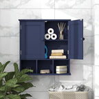 TaoHFE Blue Bathroom Over The Toilet Storage Cabinet, Wall Medicine Cabinet - Image 4