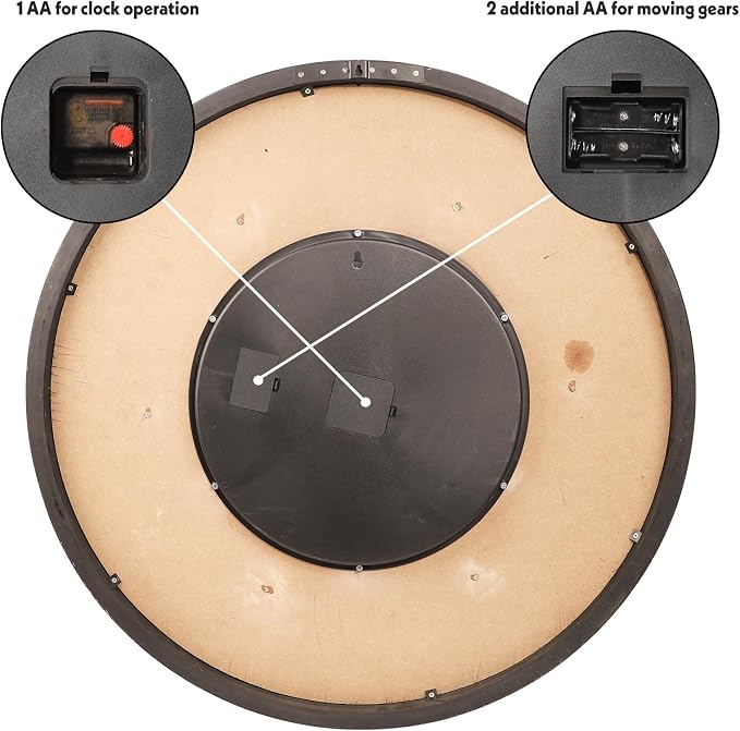 HOIBAI Large Wall Clock, Wall Clocks - Image 5